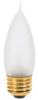 Satco Products S3767 120-Volt 25CA10 Medium Base Frost Light Bulb view 1
