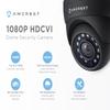 Amcrest Analog Outdoor Security Camera, Dome 2MP 1080P @ 30fps, Quadbrid HD-CVI/TVI/AHD, 98ft Night Vision, IP67 Metal, 129 FOV, Black (Not an IP Camera) (DVR Required, Not Included) (AMC1080DM28-B) view 2