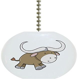 Ox Solid Ceramic Fan Pull