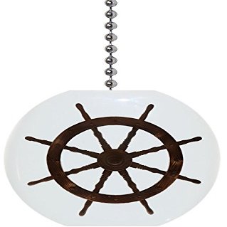 Helm #2 Solid Ceramic Fan Pull