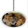 Lion Head Solid Ceramic Fan Pull view 1