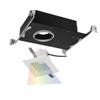 WAC Lighting R3ASAT-S827-HZWT Aether Square Adjustable Trim with LED Light Engine Spot 15 Beam 2700K Warm White, Haze White view 2