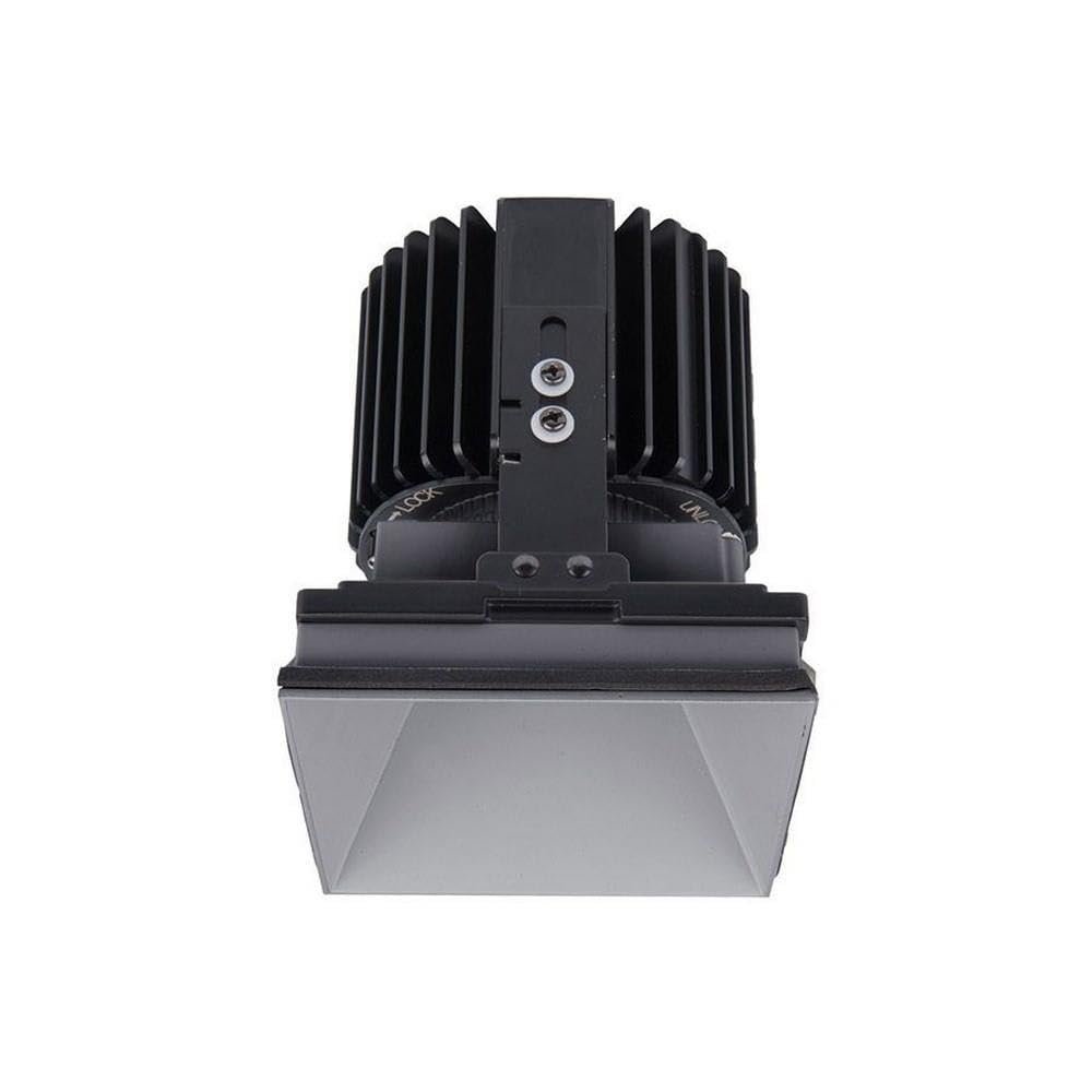 WAC Lighting R4SD2L-S830-HZ Volta - 6.39" 36W 15 3000K 85CRI 1 LED Sqaure Regressed Invisible Trim with Light Engine, Haze Finish with Textured Glass