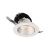 WAC Lighting R3ARAT-F930-HZWT Aether Round Adjustable Trim with 90 CRI LED Light Engine Flood 50 Beam 3000K Soft White, Haze White view 4