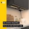 GETINLIGHT 16-Inch Plug-in Swivel LED Under Cabinet Light, 2-CCT, White view 4