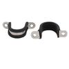 uxcell 8pcs 22mm Dia Rubber Lined U Shaped Pipe Clip Hose Clamp view 3