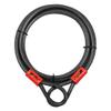 BV Heavy-Duty 15FT Security Cable with Loops - 10mm (3/8 Inch) Cut-Resistant Braided Steel Cable - Versatile & Weatherproof - Security Chain for Padlock, Chain Lock, Wire Lock view 1