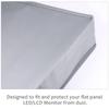27" 28" 29" Universal Computer Monitor Dust Cover for 27 Inch to 29 Inch LCD/LED HD Display, Nonwoven Fabric Dust-Proof, Water Resistant (Size: 28W x 18H x 4D)-Gray view 4