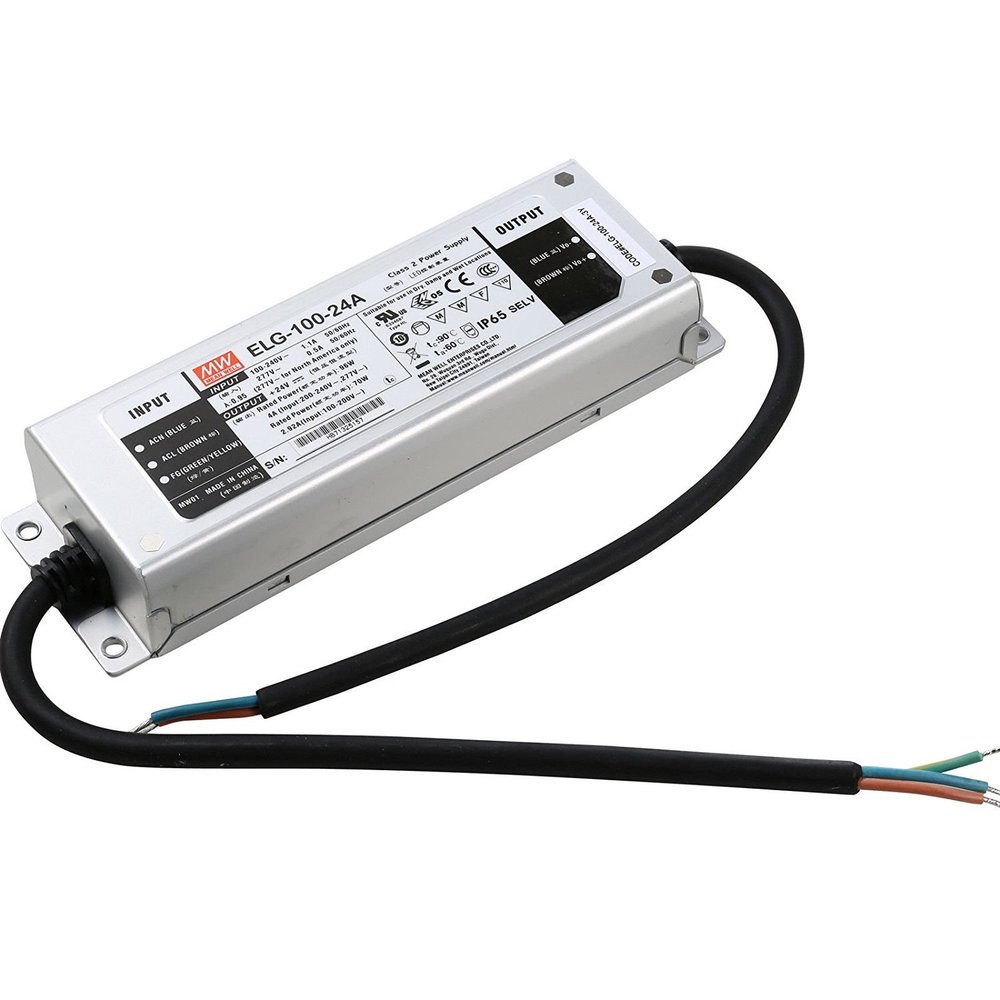 MEAN WELL ELG-100 70~100W Constant Voltage Current LED Driver Power Supply (Output: 42VDC)