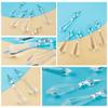 20 Pcs 55mm Clear Crystal Icicle Prisms Chandelier Hanging Lamp Decor view 4