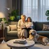 HomeFocus LED Floor Lamp,Standing Lamp,Energy Efficient Super Bright,Nickel view 2