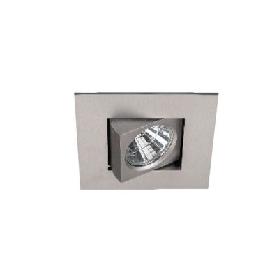 WAC Lighting Oculux R2BSA-N927-BN 2" LED Square Adjustable Trim Engine and Universal Housing Finish 90+CRI and 2700K, Narrow Beam, Brushed Nickel