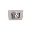 WAC Lighting Oculux R2BSA-N927-BN 2" LED Square Adjustable Trim Engine and Universal Housing Finish 90+CRI and 2700K, Narrow Beam, Brushed Nickel view 1