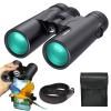 Gosky 10x42 Roof Prism Binoculars for Adults, HD Professional Binoculars for Bird Watching Travel Stargazing Hunting Concerts Sports-BAK4 Prism FMC Lens-with Phone Mount Strap Carrying Bag view 1