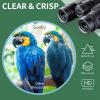 Gosky 10x42 Roof Prism Binoculars for Adults, HD Professional Binoculars for Bird Watching Travel Stargazing Hunting Concerts Sports-BAK4 Prism FMC Lens-with Phone Mount Strap Carrying Bag view 2