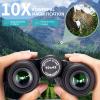 Gosky 10x42 Roof Prism Binoculars for Adults, HD Professional Binoculars for Bird Watching Travel Stargazing Hunting Concerts Sports-BAK4 Prism FMC Lens-with Phone Mount Strap Carrying Bag view 3