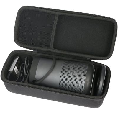 khanka Hard Travel Case Replacement for Bose SoundLink Revolve+ / Revolve+ (Series II) Portable and Long-Lasting Bluetooth 360 Speaker, Fits Charging Accessories,Case Only