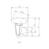 Forte 1150-01-55 One Light Outdoor Lantern, Brushed Nickel view 3
