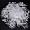 Outus 100 Pack Clear Disposable Ear Covers Plastic Waterproof Ear Protectors for Shower, Hair Dye, Bathing view 4