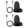 EXMRAT Charger for Samsung Gear S3, Charging Cradle Dock for Gear S3 Frontier, Gear S3 Classic Smart Watch (2 Pack) view 1