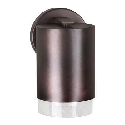 Forte 1131-01-32DS One Light Outdoor Lantern, Antique Bronze
