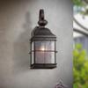 FORTE Lighting Essex - 1 Light Outdoor Wall Lantern-16.5 Inches Tall and 7 Inches Wide view 3