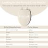 Bemis 500EC Durable Wood Toilet Seat with Easy Clean Hinges, Made in USA, Round, Biscuit view 3