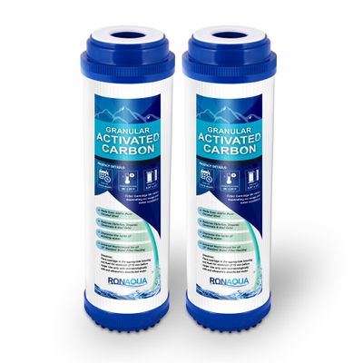 One Year Supply of Filters for System with Granular Activated Carbon Filter WELL-MATCHED with WFPFC9001, AP117, GAC-10, FXUTC, D-20A, GAC1