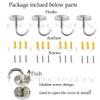 FYTRONDY Stainless Steel Screws Mount Ceiling Hooks, Coat Hanger (2 INCH, 4 Pack) view 3