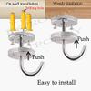 FYTRONDY Stainless Steel Screws Mount Ceiling Hooks, Coat Hanger (2 INCH, 4 Pack) view 4