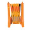 Vestil PEXGATE-30 Plastic Expand-A-Gate, 38" Height, 15" Length, 11-1/2" Retracted Width, 122" Extended Width, Yellow view 3