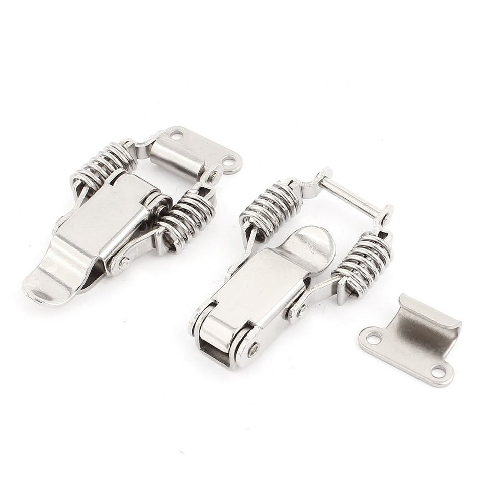 uxcell Case Box Spring Loaded Toggle Latch Catch Hasp Hardware 2pcs