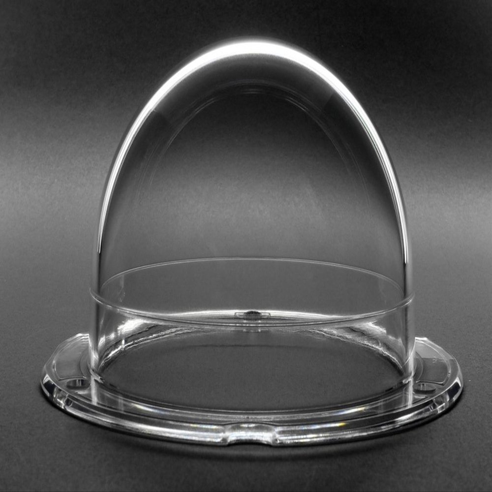 JMX 3.5 Inch Acrylic Indoor/Outdoor CCTV Clear Camera Dome Cover Security Camera Housing