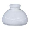 B&P Lamp 10 Inch Diameter Opal Glass Student Shade With Ribbed Design And A Low Top view 1