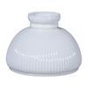 B&P Lamp 10 Inch Diameter Opal Glass Student Shade With Ribbed Design And A Low Top view 2
