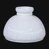 B&P Lamp 10 Inch Diameter Opal Glass Student Shade With Ribbed Design And A Low Top view 3
