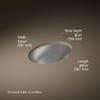 KOHLER Rhythm Elliptical Luster Fin Under Mnt view 3