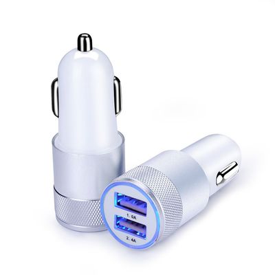 Car Charger,Sicodo 3.4A 2 Pack USB Smart Port Charger