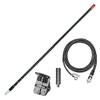 FIRESTIK Firestik 3' (92cm) Single Mirror NGP Kit Complete (Black) / FG3648B / view 1