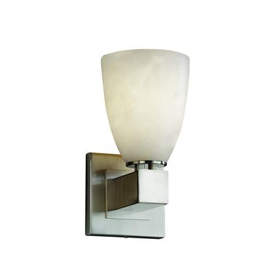 Justice Design Group CLD-8816-28-ABRS Clouds Collection Small 1-Light Pendant Light Fixture