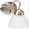 Boston Harbor A2242-73L 6429807 Dimmable Vanity Light Fixture, (1) 60/13 W, Medium, A19/Cfl Lamp, Brushed Nickel view 1