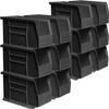 Akro-Mils 30230 AkroBins Plastic Storage Bins, 11"x5"x5", Black, 12-Pack view 1