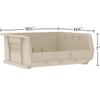 Akro-Mils 30250 AkroBins Plastic Storage Bin Hanging Stacking Containers, (15-Inch x 16-Inch x 7-Inch), Yellow, (6-Pack) view 3