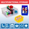 Akro-Mils 30235 AkroBins Plastic Storage Bins, 11"x11"x5", Clear, 6-Pack view 3
