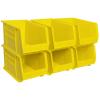 Akro-Mils 30260 AkroBins Plastic Storage Bin Hanging Stacking Containers, (18-Inch x 11-Inch x 10-Inch), Yellow, (6-Pack) view 1
