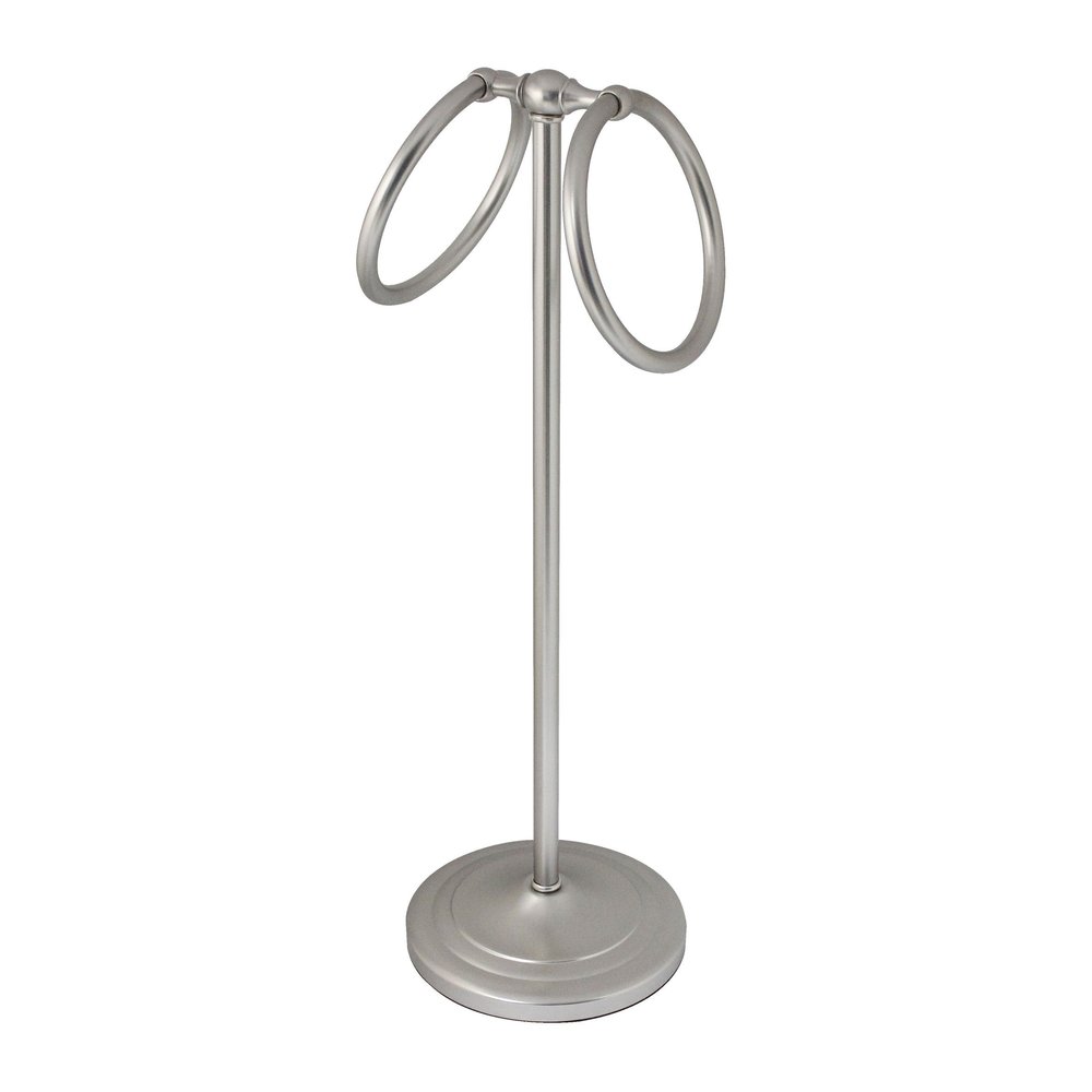 MODONA 17" Countertop Towel Ring for Hand Towels - Satin Nickel - 5 Year Warrantee