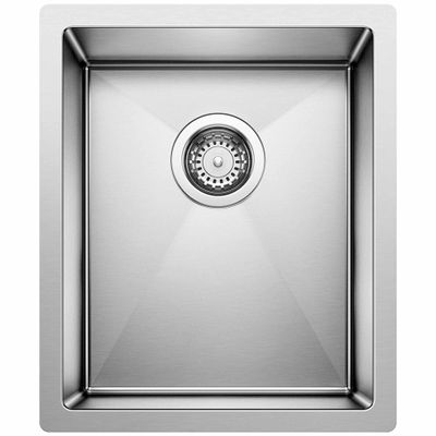 BLANCO Stainless Steel 516225 PRECISION R10 Undermount Kitchen Sink, 14.50 x 21.00 x 18.00 inches