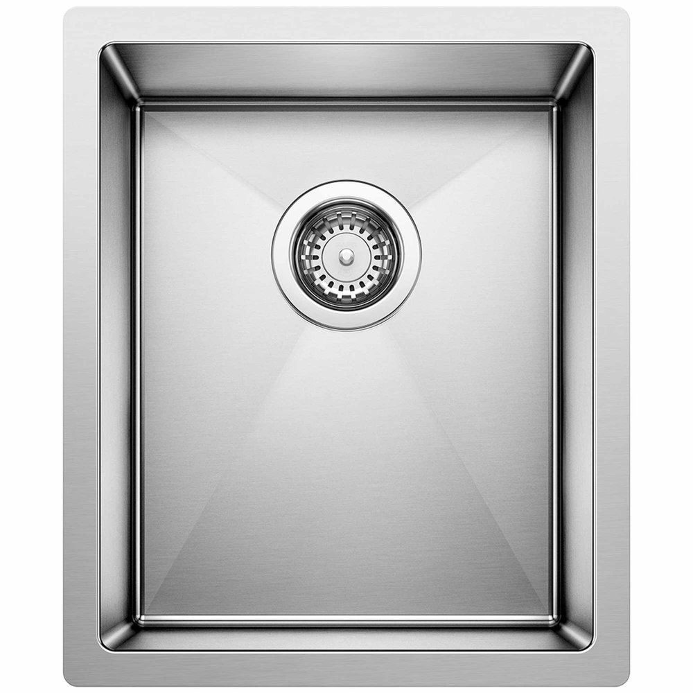 BLANCO Stainless Steel 516225 PRECISION R10 Undermount Kitchen Sink, 14.50 x 21.00 x 18.00 inches
