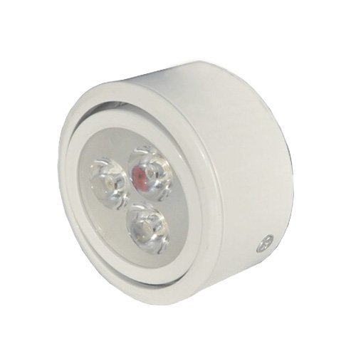 BRILLRAYDO 3W LED Ceiling Down Light Fixture Spot Lamp Bulb Pure White White S...
