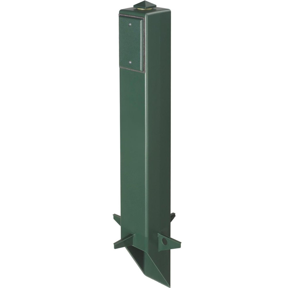 Arlington GP26B-1 Garden Post Support for Outdoor Light Fixture 26-Inch, Black